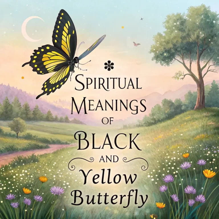 12 Spiritual Meanings of Black and Yellow Butterfly: A Journey of Transformation