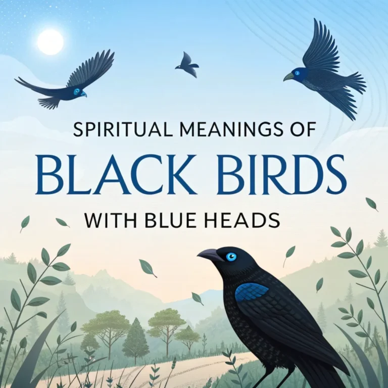 17 Spiritual Meanings of Black Birds with Blue Heads: Hidden Signs and Insights