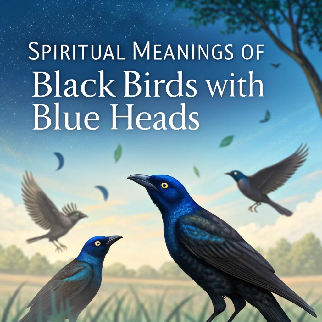 17 Spiritual Meanings of Black Birds with Blue Heads: Hidden Signs and Insights