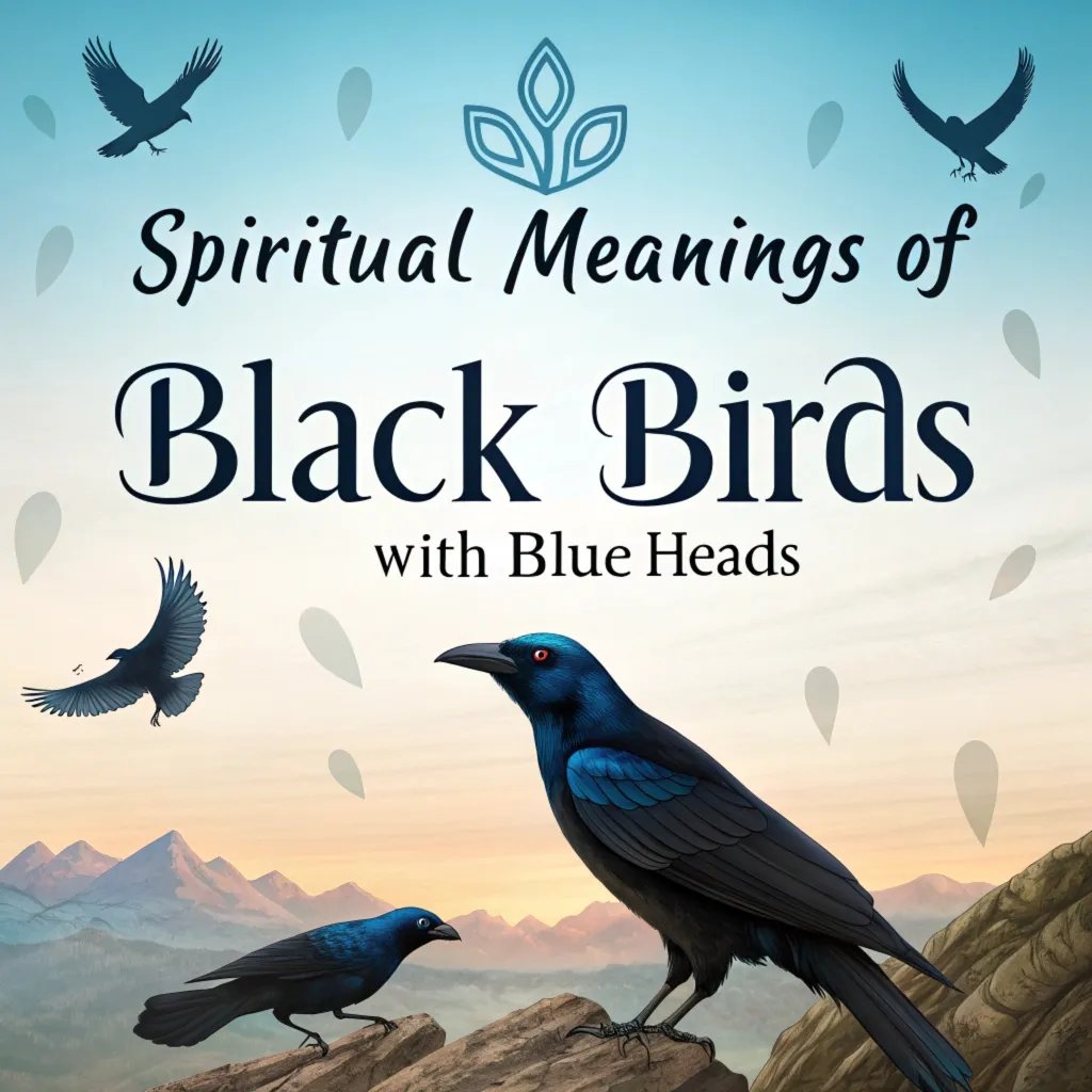 17 Spiritual Meanings of Black Birds with Blue Heads: Hidden Signs and Insights