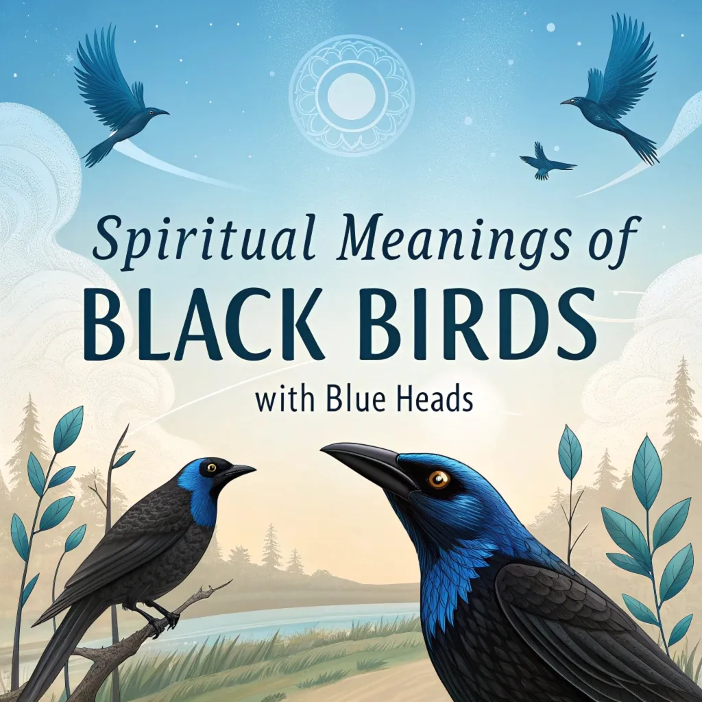 17 Spiritual Meanings of Black Birds with Blue Heads: Hidden Signs and Insights