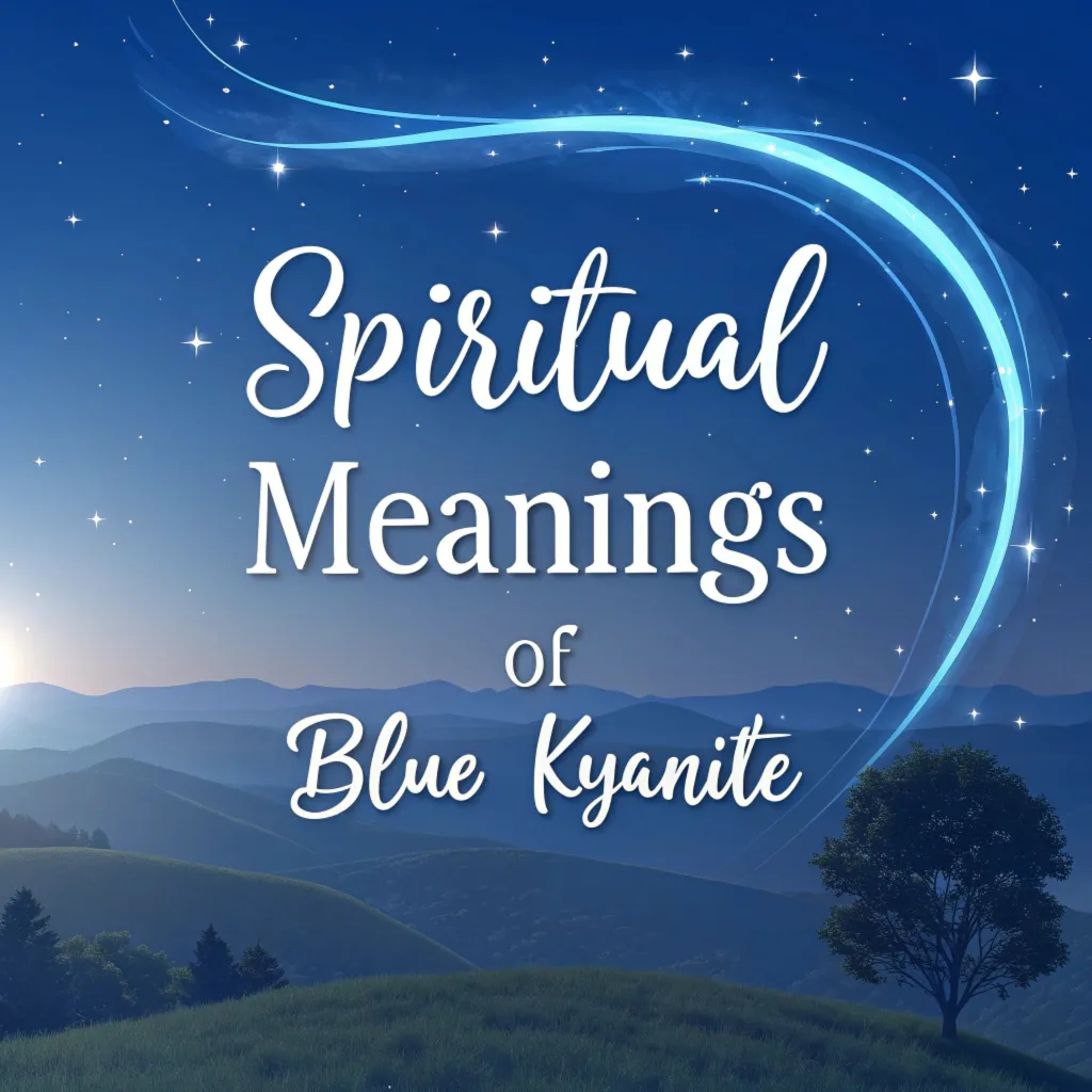 14 Spiritual Meanings of Blue Kyanite: A Guide to Inner Harmony