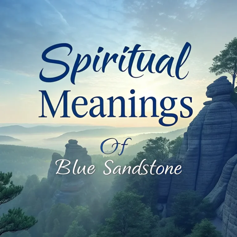 17 Spiritual Meanings of Blue Sandstone: Signs And Symbolism