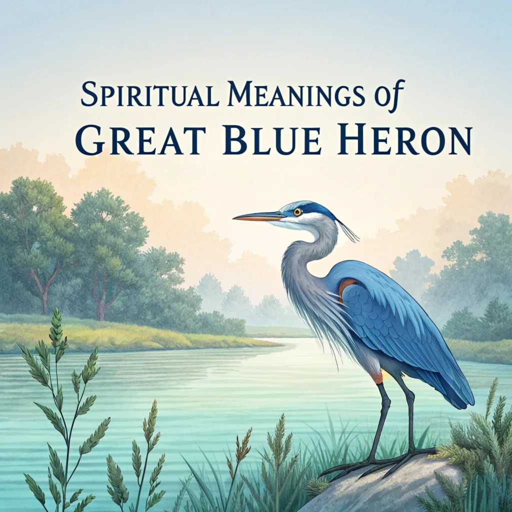 14 Spiritual Meanings of Great Blue Heron: A Divine Messenger