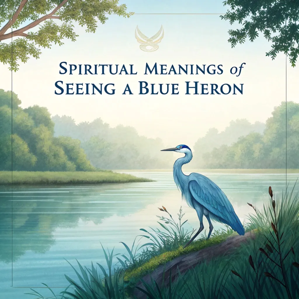 14 Spiritual Meanings of Seeing a Blue Heron: Interpretations and Insights