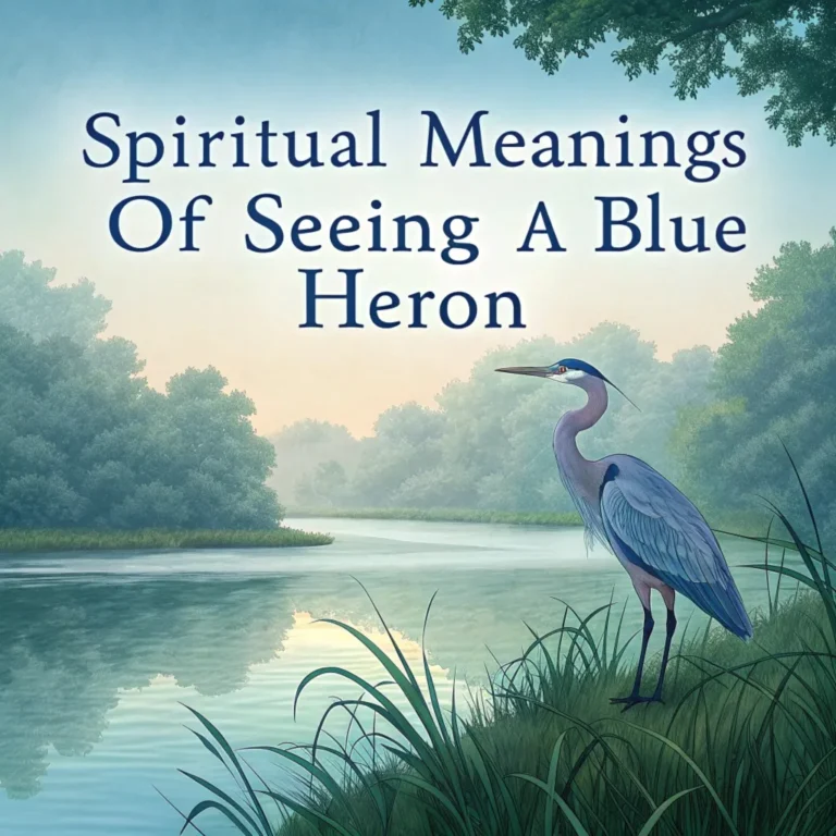 14 Spiritual Meanings of Seeing a Blue Heron: Interpretations and Insights