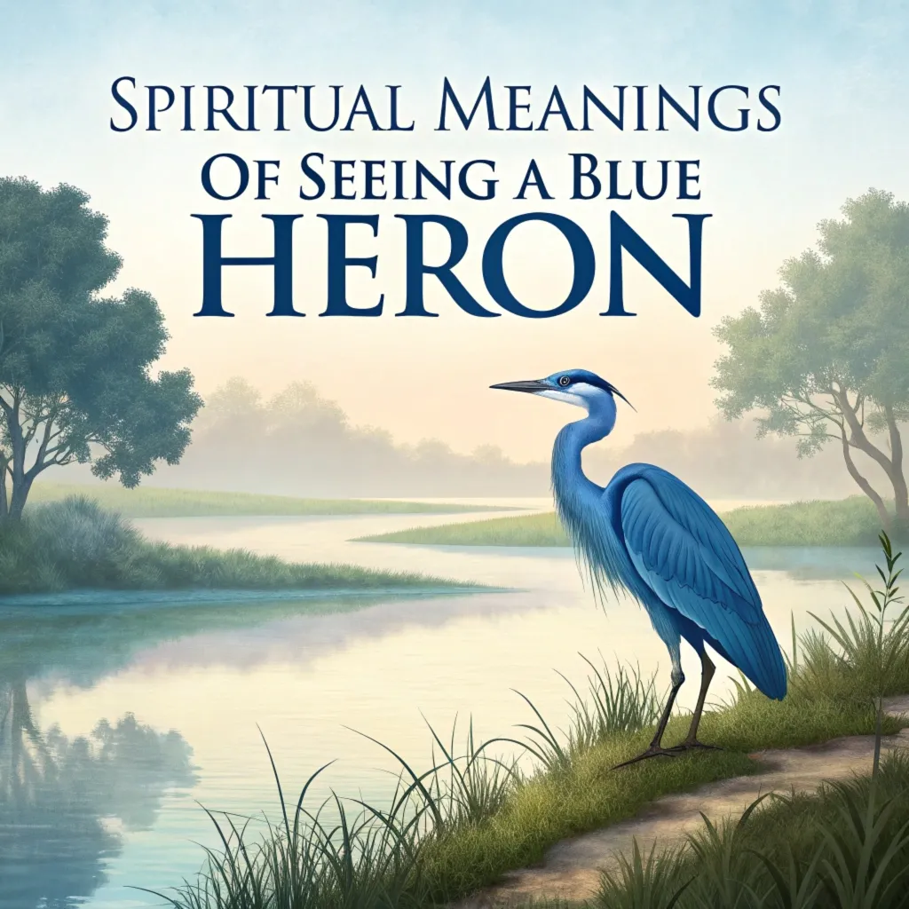 14 Spiritual Meanings of Seeing a Blue Heron: Interpretations and Insights