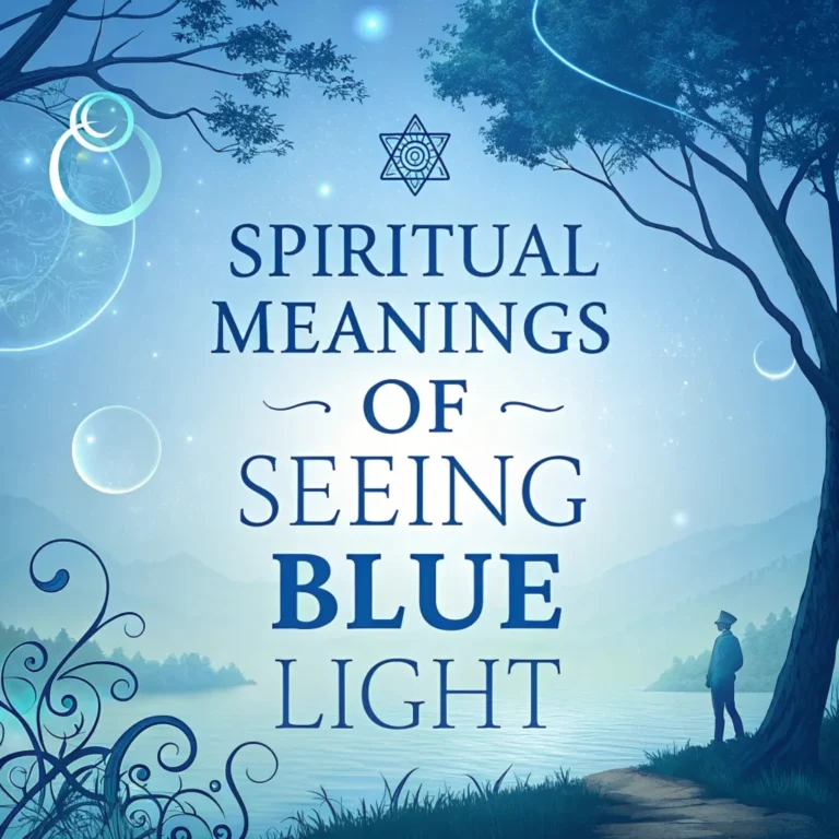 13 Spiritual Meanings of Seeing Blue Light: Inner Enlightenment