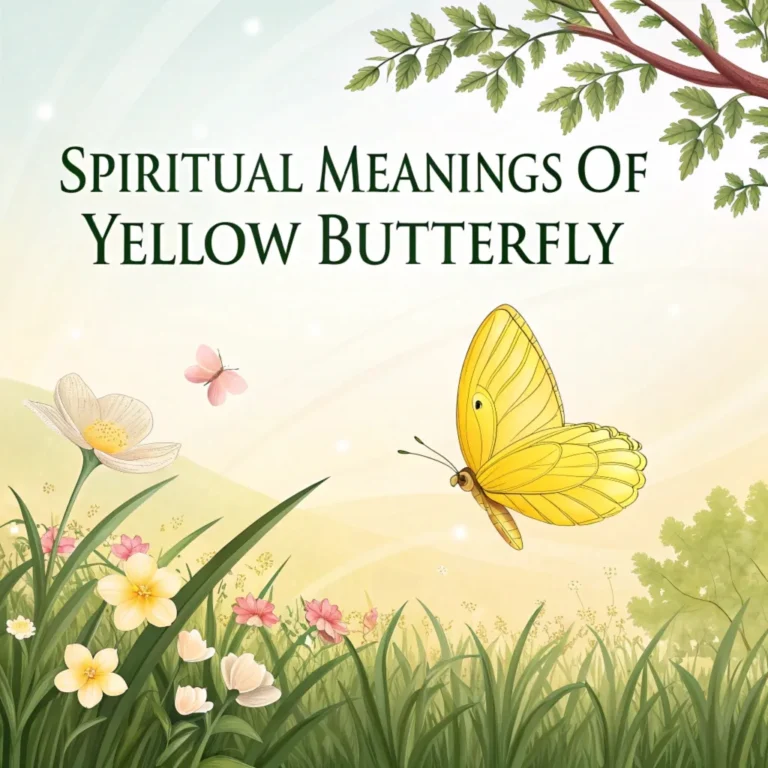 14 Spiritual Meanings of Yellow Butterfly: A Journey of Transformation and Hope