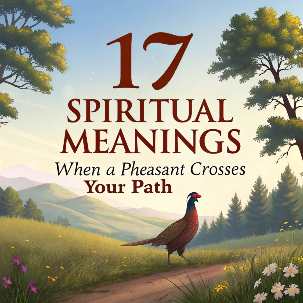 17 Spiritual Meanings When a Pheasant Crosses Your Path