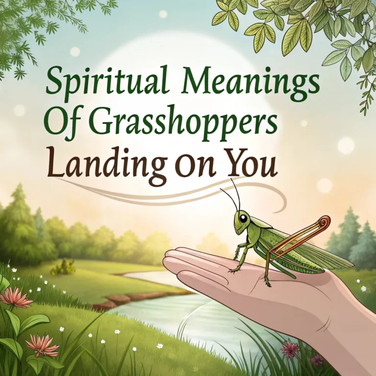 18 Spiritual Meanings of Grasshoppers Landing on You