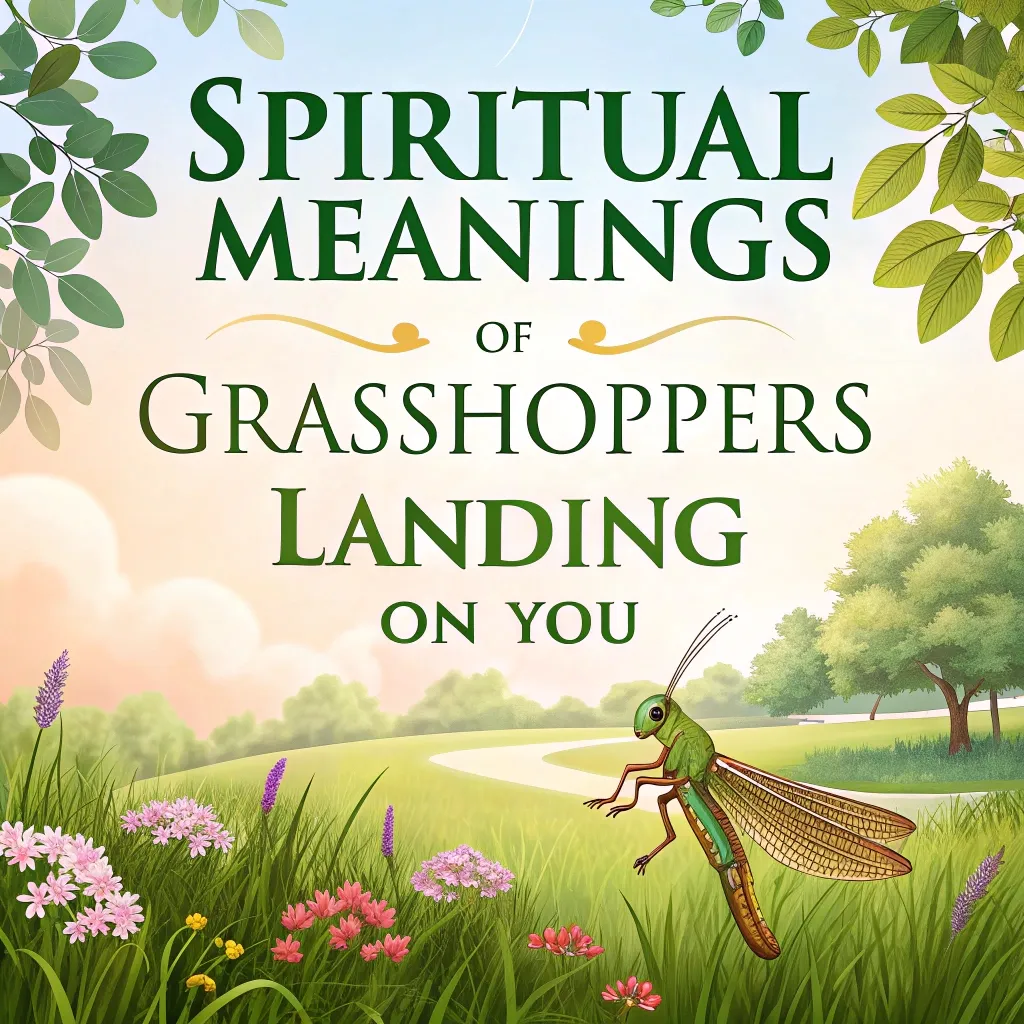 18 Spiritual Meanings of Grasshoppers Landing on You