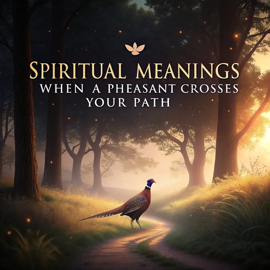 17 Spiritual Meanings When a Pheasant Crosses Your Path